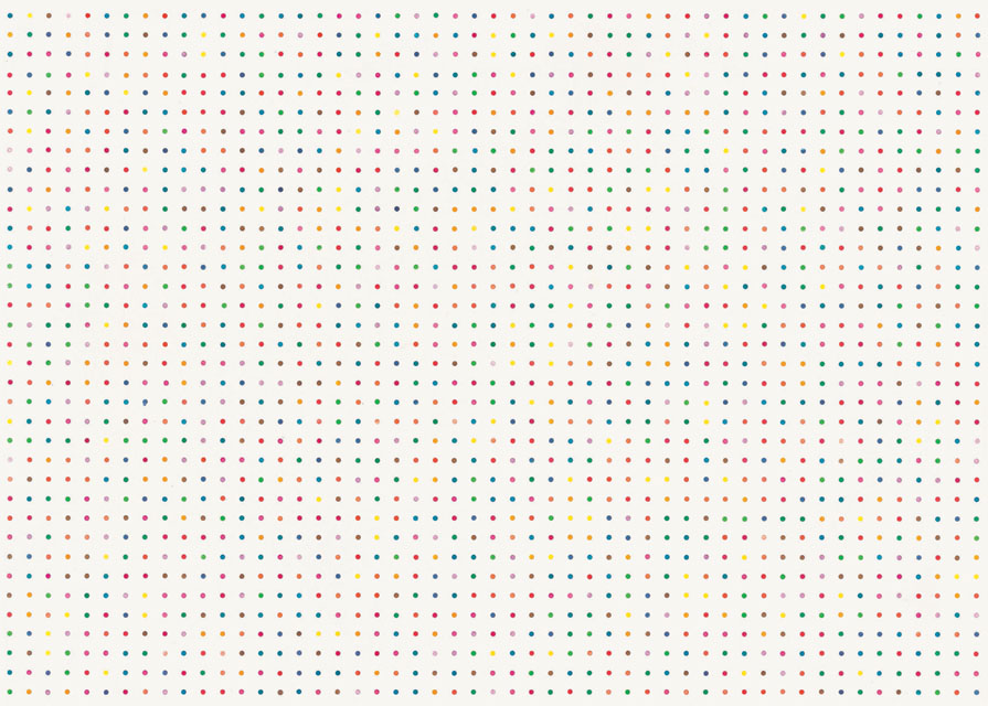 random colour dot structure